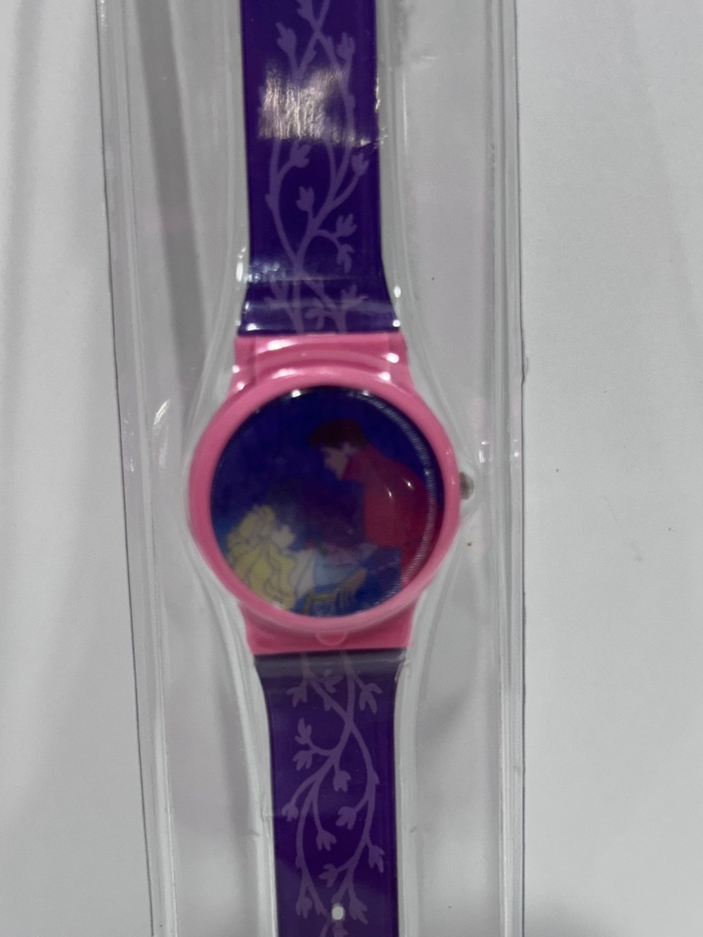 Sleeping Beauty Vintage 90s Disney Fantasma Digital Watch Lenticular New (NOS)